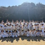 寒稽古🌞🪁雲ひとつない晴天で絶好の寒稽古日和となりました